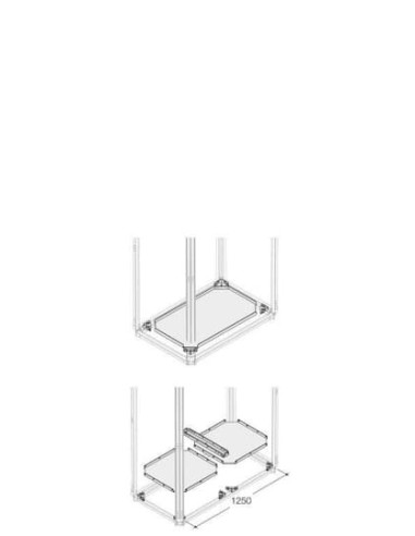 PBWP8050 Płyta dolna do montażu bez cokołu IP40 800x500mm (SxG)