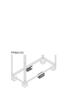 PPIM0100 Elementy cokołu W-100mm do szaf o S-1250mm (2szt)