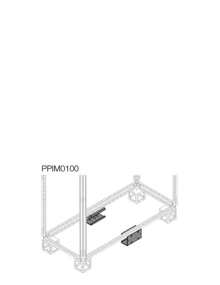 PPIM0100 Elementy cokołu W-100mm do szaf o S-1250mm (2szt)