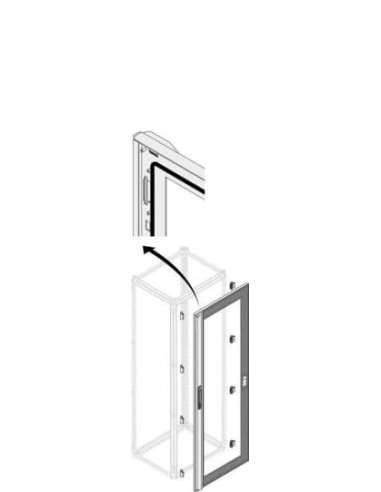 PDLG1862 Drzwi szklane IP65 1800x800mm (WxS)