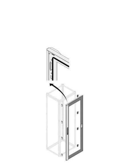 PDLG2066 Drzwi szklane IP65 2000x600mm (WxS)