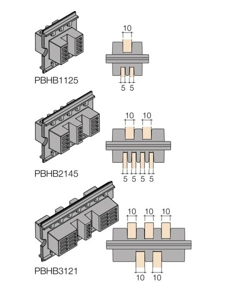 PBHB2145 Izolatory do szyn S-75mm (24szt)