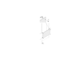 PPFB1060 Maskownica pełna płaska 100x600mm (WxS)