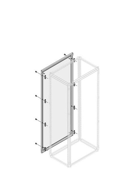 PPEB1846 Ściana tylna pełna IP65 1800x400mm (WxS)