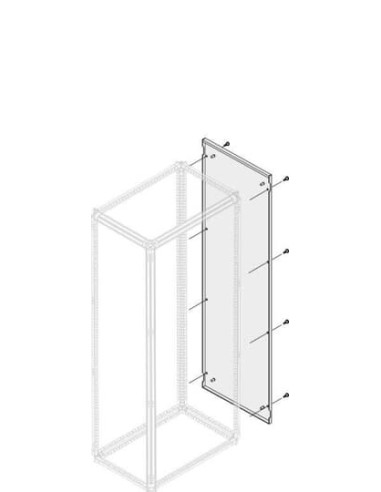 PPEB1890 Ściana boczna pełna IP30 IP40 1800x900mm (WxG)