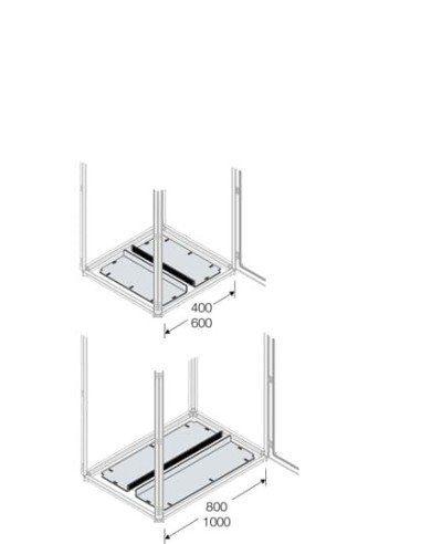 PFCS1050 Płyta podstawy suwna IP40 1000x500mm (SxG)