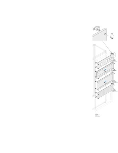 PPBR2080 Maskownica wpuszczona 200x800mm (WxS)