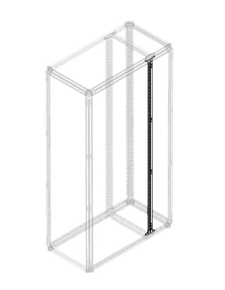 PUCS2000 Poprzeczka [INOX] do wewnętrznego przedziału kablowego ICC W-2000mm (1szt)