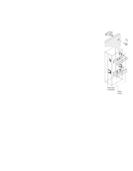 PHDT6301 Zestaw do T6 3P stacjonarny montaż poziomy 300x800mm (WxS)