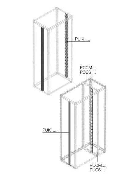 PUKI2000 Profil do montażu zestawów montażowych W-2000mm (1szt)