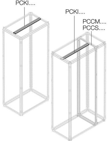 PCKI1000 Poprzeczka wsporcza do szyn zbiorczych ułożonych u góry dołu S-1000mm