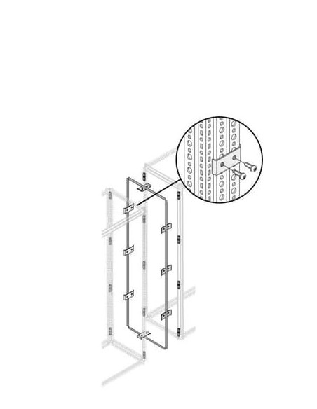 PSBS0065 Zestaw do łączenia szaf IP65 w szereg lub plecami