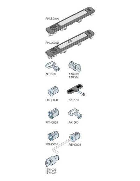 PHLS0010 Uchwyt klamkowy standardowy