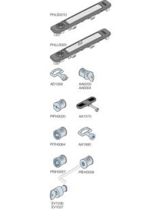 PHLL0020 Uchwyt klamkowy z możliwością zamontowania kłódki
