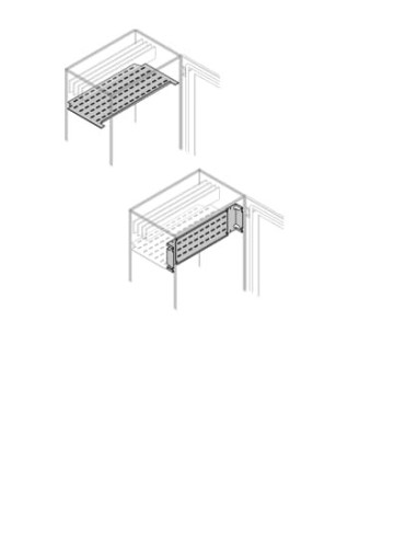 PFVS2060 Wygrodzenie szyn przednie forma 2b 200x600mm (WxS) (bez profili środkowych)