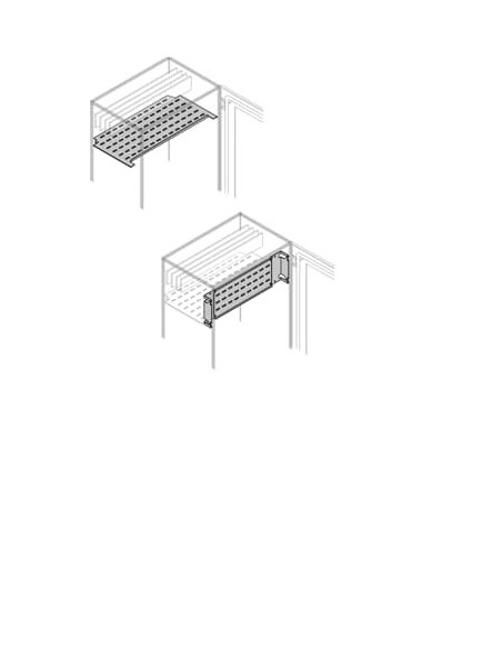 PFVS2080 Wygrodzenie szyn przednie forma 2b 200x800mm (WxS) (bez profili środkowych)