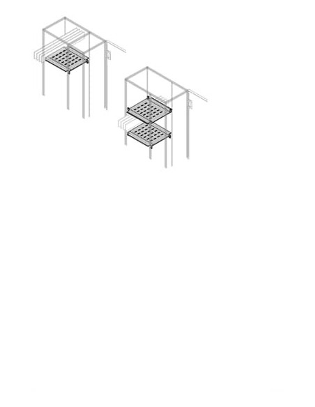 PTHS3072 Wygrodzenie poziome do szyn forma 2b-3b-4b S-300mm do G-700mm (z profilami środkowymi)
