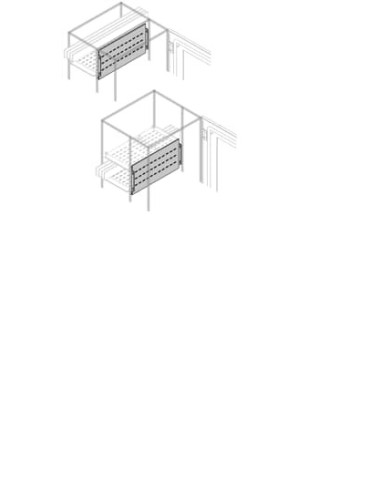 PFVS2132 Wygrodzenie szyn przednie forma 2b-3b-4b 200x300mm (WxS) (z profilami środkowymi)