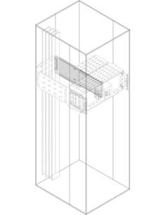 PSVS5090 Wygrodzenie tylne pionowe forma 3b W-500mm do G-900mm (z profilami środkowymi)