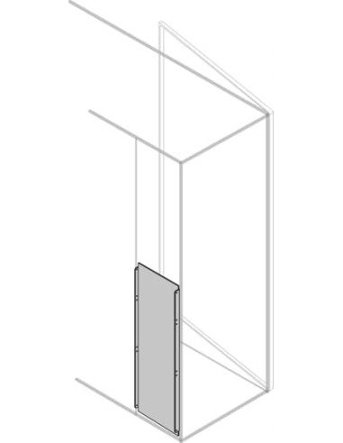 PRBS1220 Wygrodzenie tylne pionowe do przedziału kablowego forma 3b 1000x200mm (WxS)
