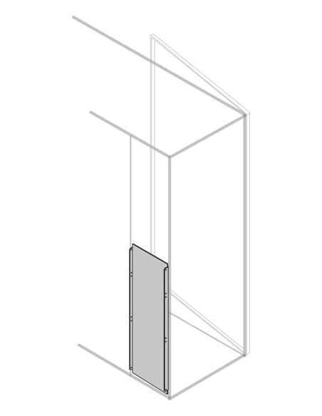 PRBS1220 Wygrodzenie tylne pionowe do przedziału kablowego forma 3b 1000x200mm (WxS)