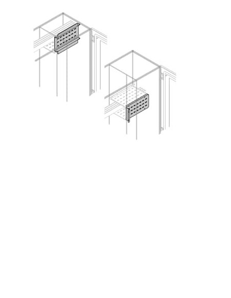 PFVS3243 Wygrodzenie szyn przednie tylne forma 2b-3b-4b 400x400mm (WxS) (z profilami środkowymi)
