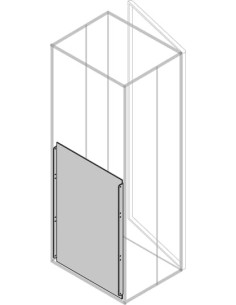 PRVS1080 Wygrodzenie tylne forma 3b W-1000mmdo S-800mm (bez profili środkowych)