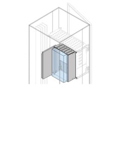 PCVS5060 Wygrodzenie dla E12   T7 wysuwne montaż poziomy forma 4b 500x600mm (WxS)