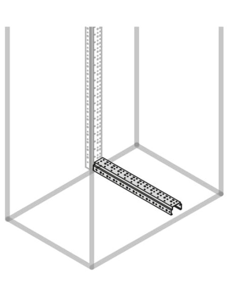 PCIS0500 Poprzeczka wsporcza do szyn zbiorczych ułożonych u góry dołu S-500mm