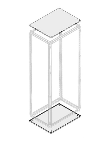 PTBB7070 Płyta górna dolna pełna IP65 700x700mm (SxG)