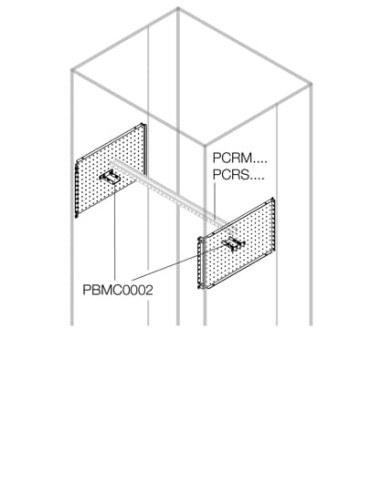 PMCS2570 Moduł do łączenia przewodów 250x700mm (WxG) (2szt)