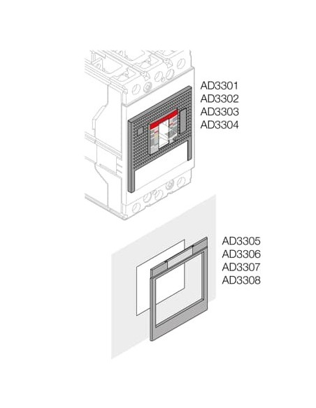 AD3308 Zaślepka do maskownic pod XT4 3P
