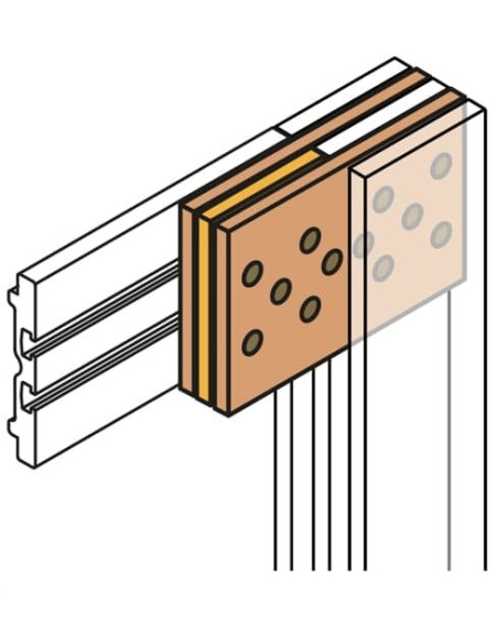 PFCB4080 Połączenie szyn zbiorczych profilowana profilowana lub profilowana płaska dla 400A 630A 800A