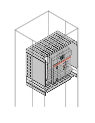 PSHW5061 Wygrodzenie do E12   T7 wysuwny montaż poziomy wyłączników forma 2a-3a 500x600mm (WxS)
