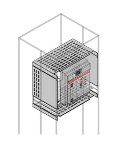 PSHW5081 Wygrodzenie do E12   T7 wysuwny montaż poziomy wyłączników forma 2a-3a 500x800mm (WxS)