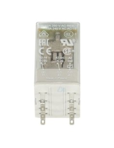 CR-M024DC2L przekaźnik A1-A2-24V DC 2 styki c o 250V 12A LED