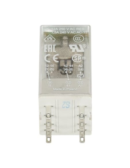 CR-M120AC2L przekaźnik A1-A2-120V AC 2 styki c o 250V 12A LED