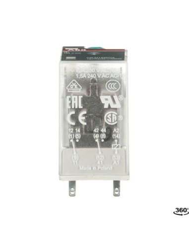 CR-M125DC2 przekaźnik A1-A2-125V DC 2 styki c o 250V 12A