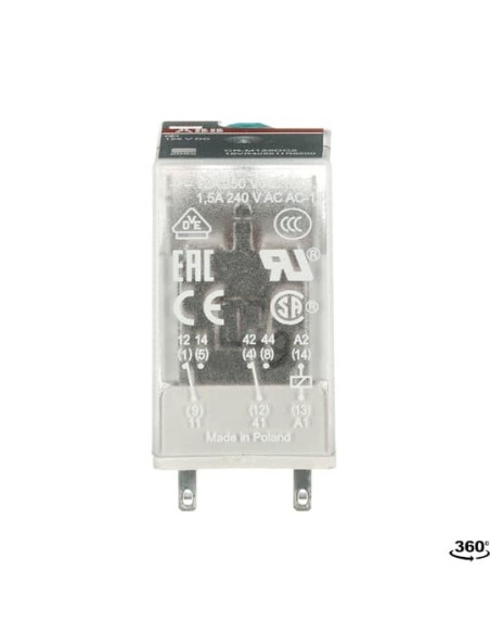 CR-M125DC2 przekaźnik A1-A2-125V DC 2 styki c o 250V 12A