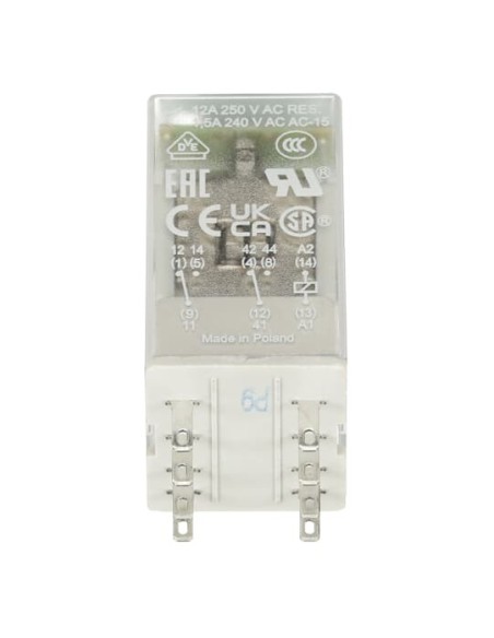 CR-M125DC2L przekaźnik A1-A2-125V DC 2 styki c o 250V 12A LED