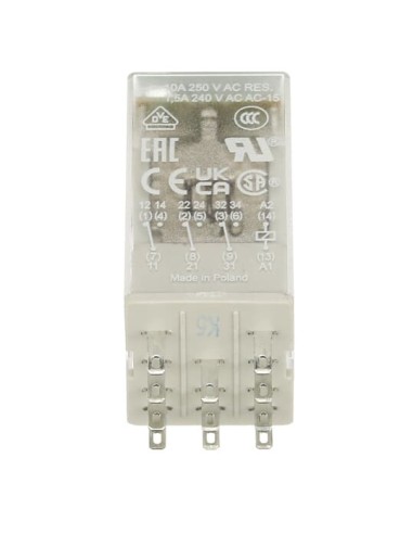 CR-M024DC3L przekaźnik A1-A2-24V DC 3 styki c o 250V 10A LED