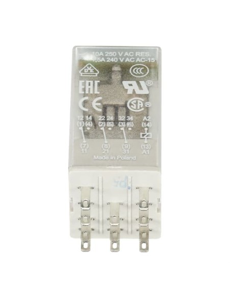 CR-M120AC3L przekaźnik A1-A2-120V AC 3 styki c o 250V 10A LED