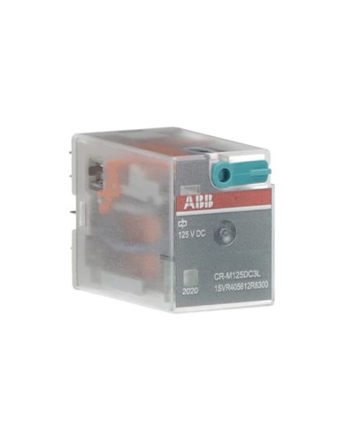 CR-M125D przekaźnik A1-A2-125V DC 3 styki c o 250V 10A LED