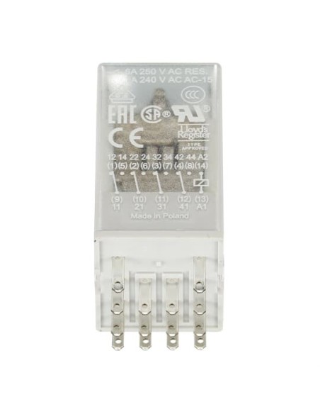 CR-M024AC4 przekaźnik A1-A2-24V AC 4 styki c o 250V 6A