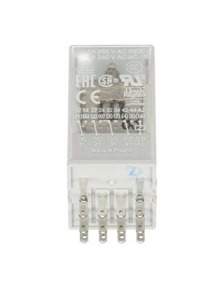 CR-M110AC4 przekaźnik A1-A2-110V AC 4 styki c o 250V 6A