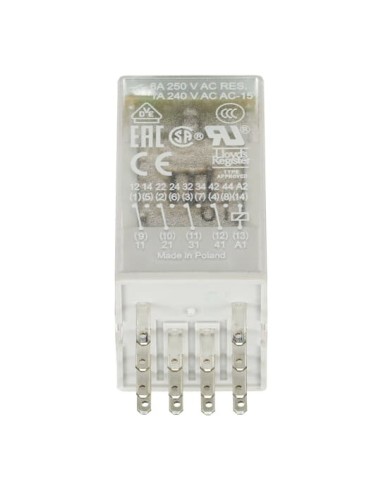 CR-M110AC4L przekaźnik A1-A2-110V AC 4 styki c o 250V 6A LED