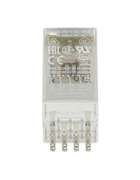 CR-M110AC4L przekaźnik A1-A2-110V AC 4 styki c o 250V 6A LED