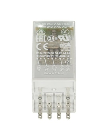 CR-M024DC przekaźnik A1-A2-24V DC 4 styki c o 250V 6A LED