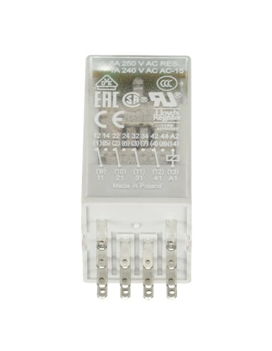 CR-M024AC4LG przekaźnik A1-A2-24V AC 4 styki c o złocone LED