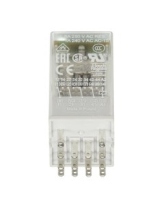 CR-M024DC4LG przekaźnik A1-A2-24V DC 4 styki c o złocone LED